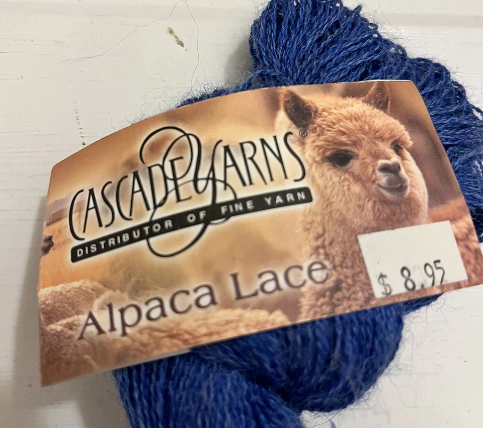 Lote de 4 hilados en cascada Trendsetter encaje de alpaca púrpura y azul Sunseeker púrpura Voila Foto 3 de 4