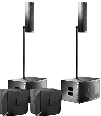 FBT Audio Vertus CS1000 Paar Paket Compact Line Array integriertes System & Taschen