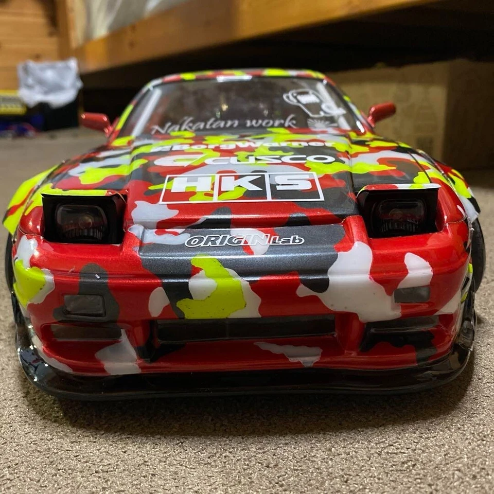 Pandora Nissan 180SX ORIGIN Labo 1/10 RC Car Painted Body Pre-owned free ship - Image 3 of 4