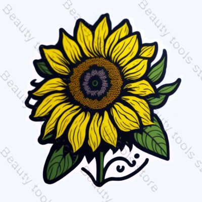 Sunflower Sticker Vinyl Decal Car Truck