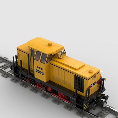 Custom MOC-87360 Shunter Engine V60 (BR106) Locomotive 729