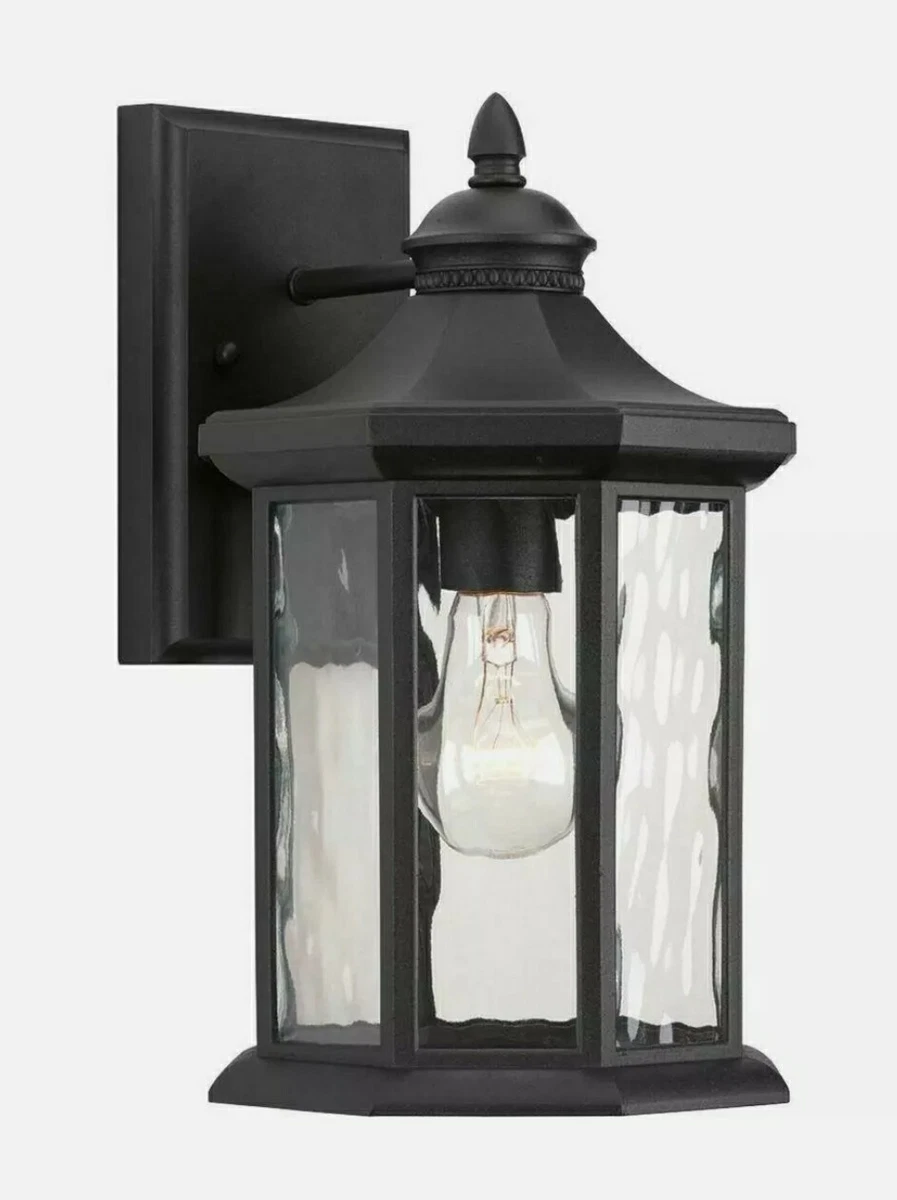 Progress Lighting Edition 1 Light Black 12.5 in. Outdoor Wall