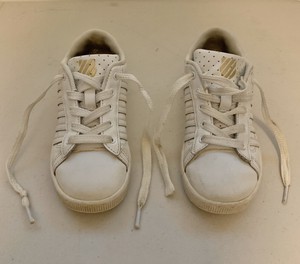 k swiss gold sneakers