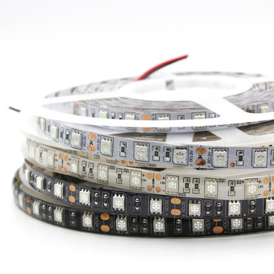5m Oranges LED Strip IP20 – 30 LEDs/m, Selbstklebend, Mit Netzteil Und Hohlstecker-Buchse