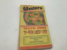 1963 Best Western Travel Guide United States Canada Vacation Vintage Booklet