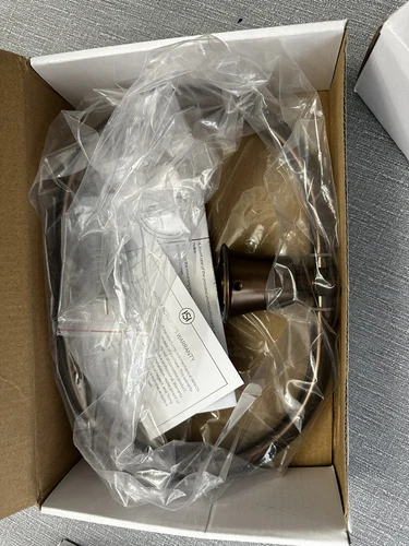 Signature Hardware 7-1/2" Wall Mount Cooper Towel Ring- Oil Rubbed Bronze - Picture 6 of 6