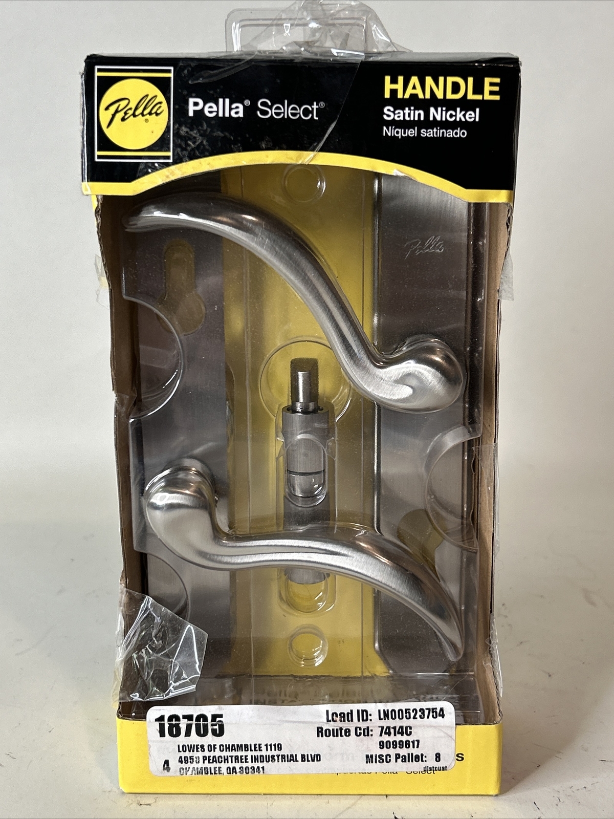 Pella Select, Satin Nickel , Storm Door Handle Set NEW Open Box eBay
