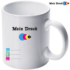 Tassen  mit Ihrer Werbung bedrucken lassen , 100Stück. Inkl 100 Geschenkbox