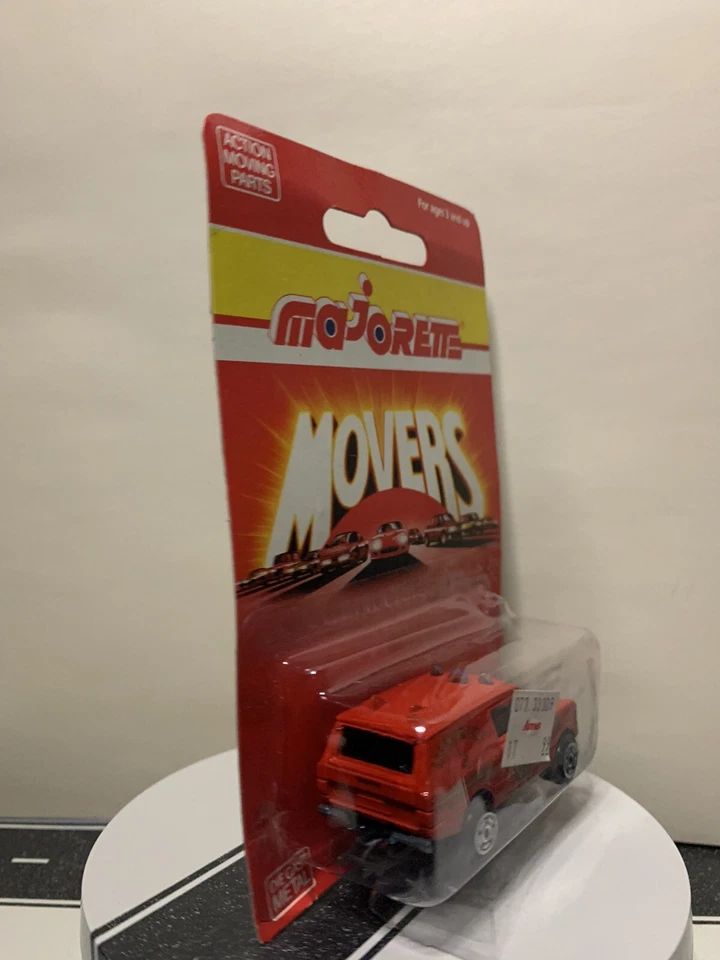 Majorette Movers #240 Range Rover Fire Dept. District 3 Red w/o Ladder 1:60 NIP - Image 4 of 4