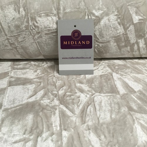 £5.75 Creased Ice Velvet One way stretch Dress Fabric 58" M607 Mtex - Picture 56 of 146