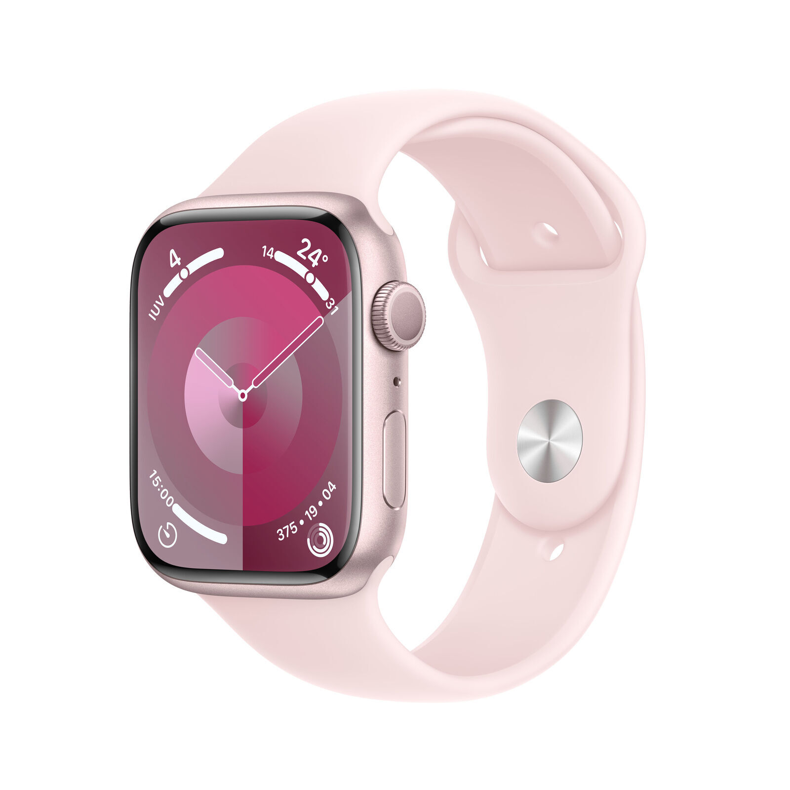 Apple Watch Series 9 GPS Rosé (45 mm) Smartwatch 3 Jahre Gewährleistung
