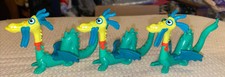 3 lot Blazey The Dragon 2 McDonald's Happy Meal Toy Disney Pixar's Onward 2020