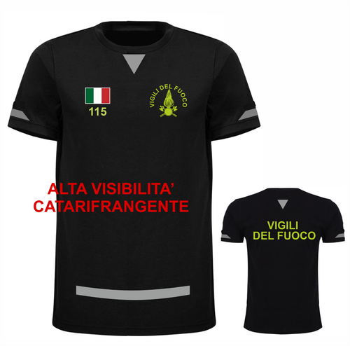 SPIRITSHIRTSHOP 4 - Camion Dei Pompieri - Maglietta Da Uomo Nero M - Foto 8