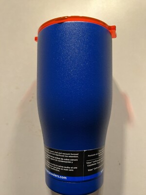 New Orca Chaser Team Blue Stainless Steel 27oz. With Orange Lid