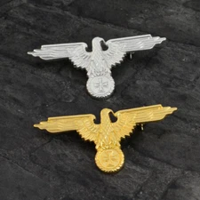 WWI German Military Cross Eagle brooch shirt bag Lapel pin badges a pair