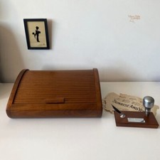 Vintage Wooden Jewelry Box with Drawers