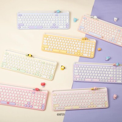 [US seller] BT21 MININI multi-pairing wireless keyboard by BTS