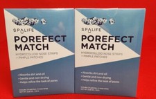 Spalife Porefect Match Hydrocolloid Nose Strips  Pimple Patches Lot of 2