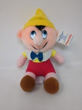 Walt Disney Productions Pinocchio Plush Stuffed Doll 8" VTG 80s 1980s Tags New