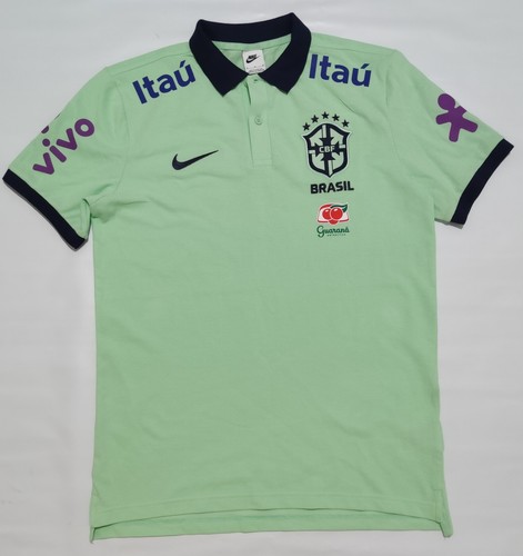 Brazil 2022/24 Polo Shirt Green Nike Travel Training World Cup