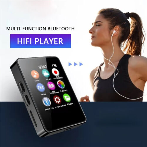 Odtwarzacz MP3 MP4 Bluetooth HiFi Muzyka Wbudowany głośnik E-book Nagrywanie Radio FM - Zdjęcie 1 z 16