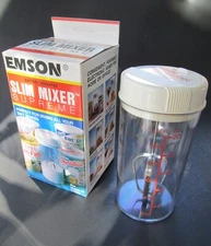 Vtg. (NEW) Emson SLIM MIXER SUPREME Battery Operated Mixer for DIET SHAKES etc.