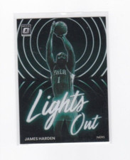 JAMES HARDEN 2022-23 DONRUSS OPTIC BASKETBALL LIGHTS OUT INSERT CARD-SHIPS FREE