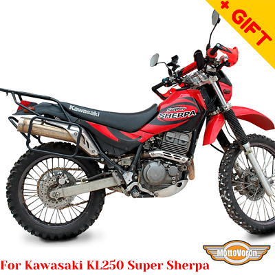 For Kawasaki KL250 Super Sherpa rack luggage system KL250 side