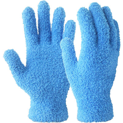 #ad EvridWear Microfiber Dusting Cleaning Gloves Scratch Free for House Cars 2 sizes $8.99