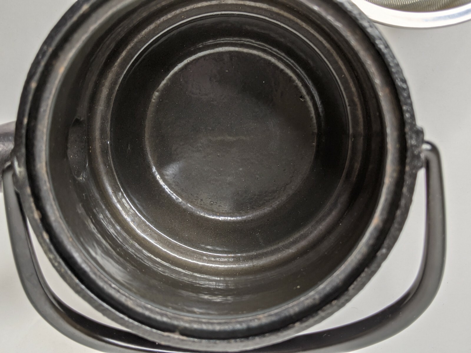 Teavana Cast Iron Teapot Ceramic Lined Infuser Cherry Blossom Design eBay