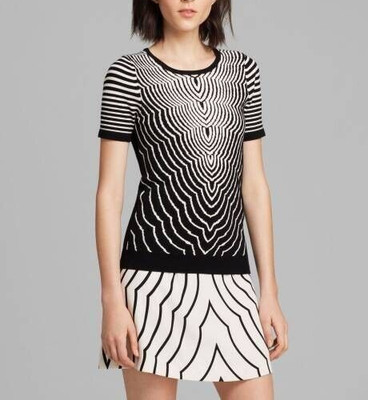 NWOT Marc by Marc Jacobs Womens Top Knit Sweater Sz M Short Sleeve $268