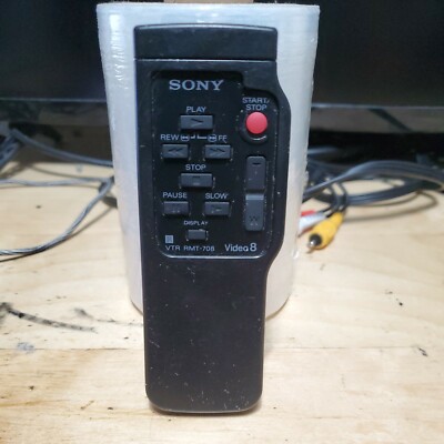 Sony Remote Control VTR RMT-708 Handycam CCD-TRV57 Video 8 OEM