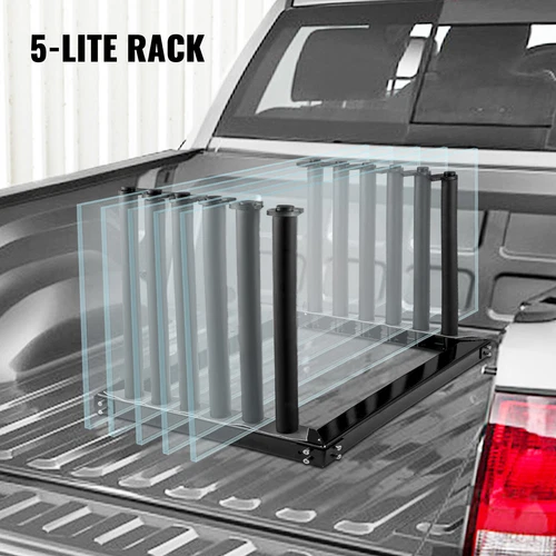 VEVOR Windshield Rack Freestanding Stand Truck 5-Lite Auto Glass Rack w/ PVC Pad - Picture 3 of 12