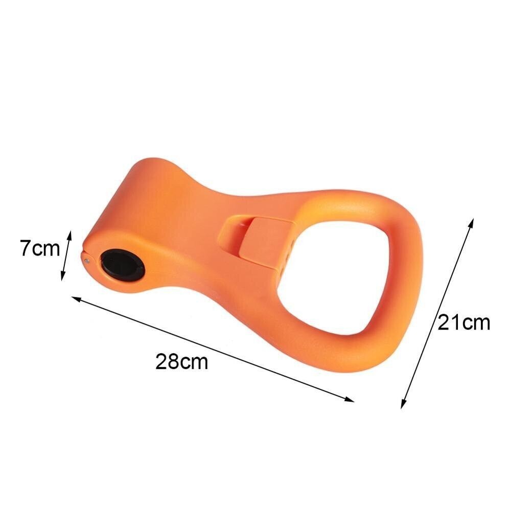 Adattatore leve portatili KETTLEBELL sollevamento pesi Palla Grip manubri corti foto 3