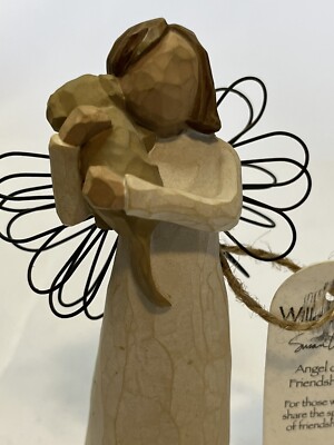 Willow Tree Angel of Friendship Demdaco Lordi 1999 Puppy Dog Ornament No  Box