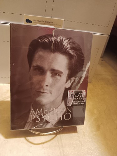 American Psycho 4K Double Lenticular A SteelBook Blu-ray 2000 MANTA LAB ShpNxtDy - Picture 2 of 15