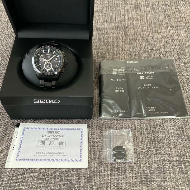 Seiko Astron SBXB049 8X53-0AB0-2 Titanium Ceramic Box Solar Mens
