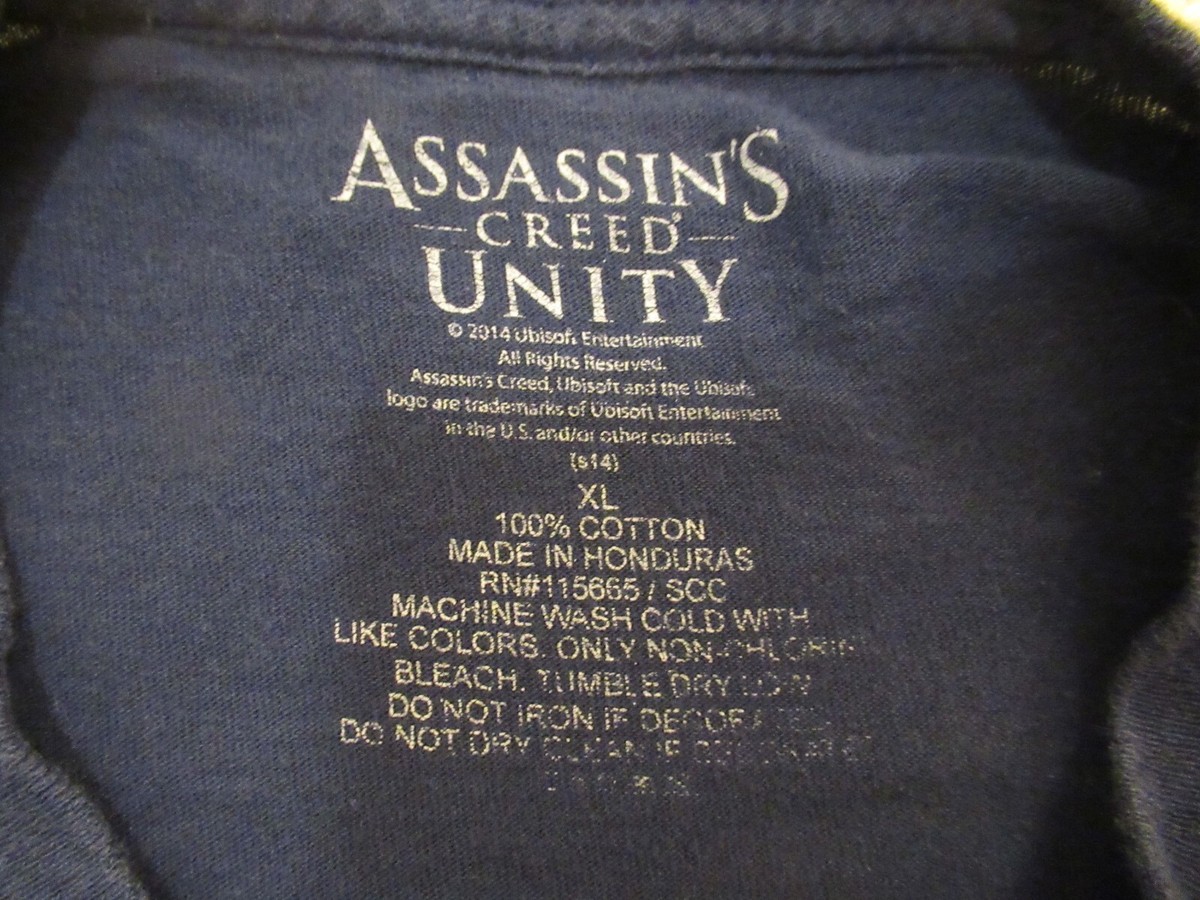 T-shirt Assassin's Creed Unity édition Limitée - Bleu Marine - Taille M - Neuf Scellé