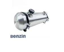 5 Gallon 8x24 End Fill Aluminum Spun 1/4 NPT Gas Tank Fuel Tank With Site Gauge