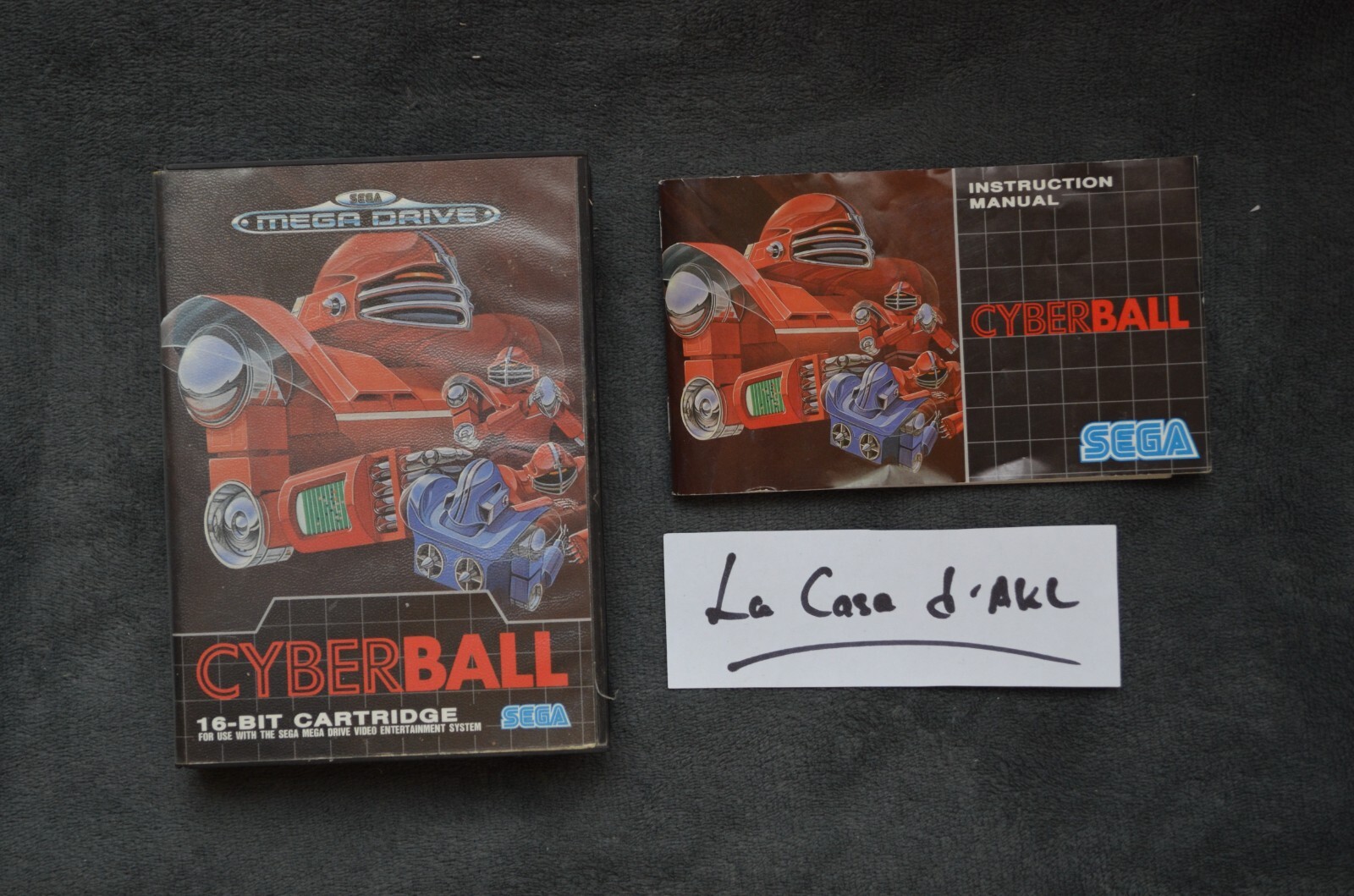 ₪ PAS DE JEU ₪ Boite + Notice pour Sega Megadrive - CyberBall