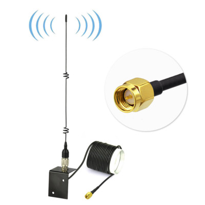 5dBi 700MHz-2600MHz 4G LTE Bracket Mount Antenna Aerial with SMA Male 3m Adapter
