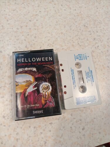 Helloween Keepen oh the seven keys rare Cassette K7 Audio   Tape AudioTape - Photo 1/2