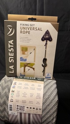 LA SIESTA Kingsize Classic Hammock Flora Zebra + Universal Rope