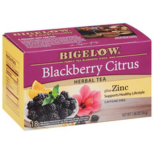 Bigelow Blackberry Citrus plus Zinc Herbal Te...