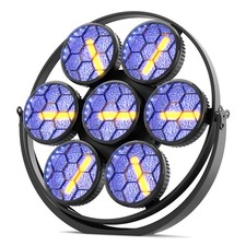 490W COB 7LED Golden RGB DJ Stage Lighting Retro Background Lights Bar Club