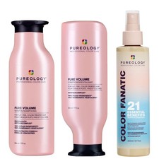 Pureology Pure Volume Shampoo Conditioner Color Fanatic 3-Pc Set
