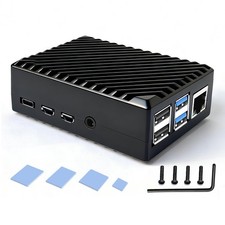 Aluminum Case Heatsink Cooler Fits Raspberry Pi 4 Model B/4B Enclosure