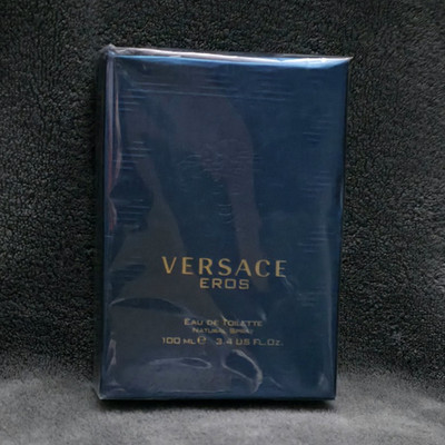 Versace Eros Eau de Toilette Spray for Men, Regular Size 3.4 fl oz