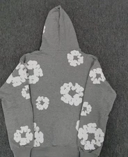 Denim Tears Grey Hoodie Size M