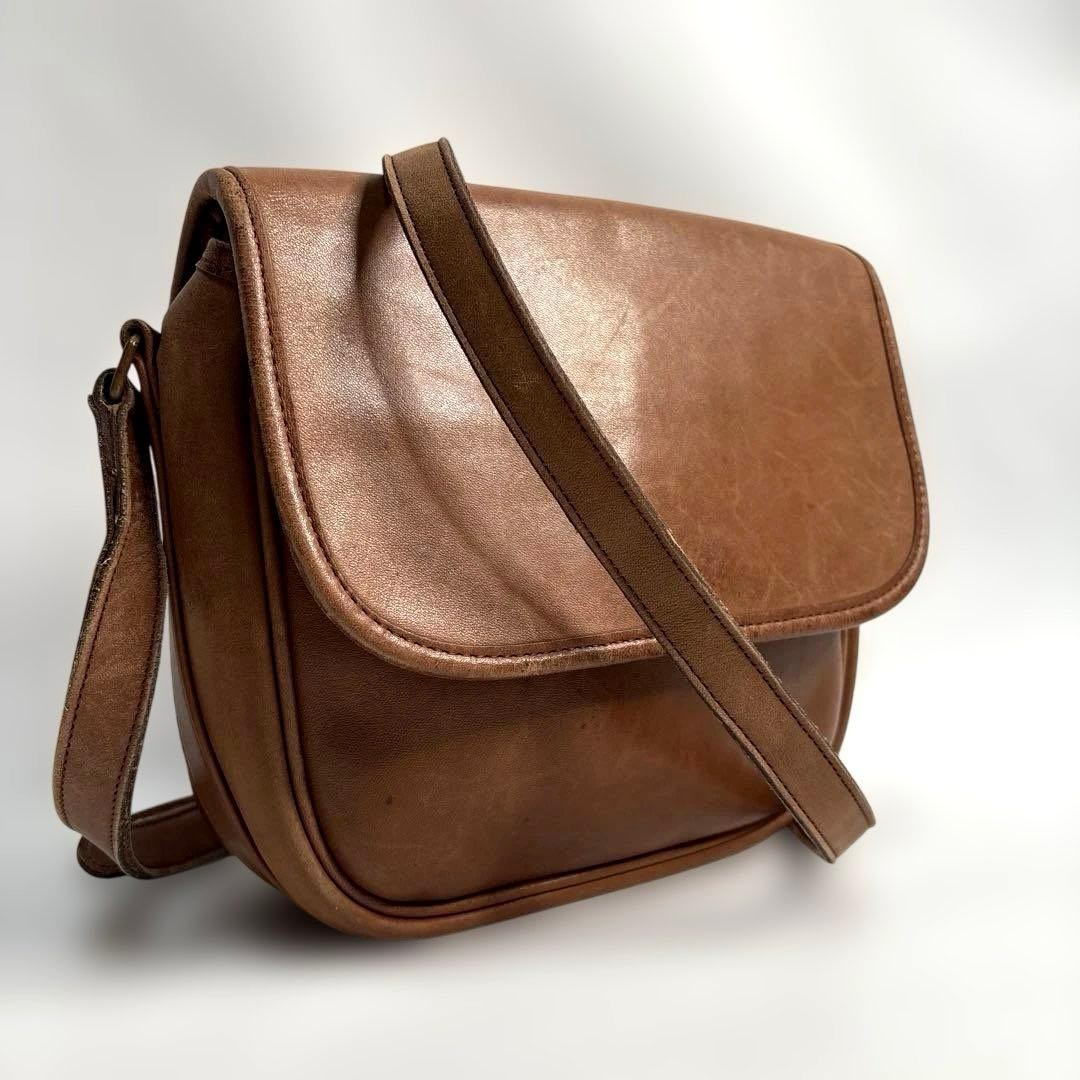 COACH Old Coach Shoulder Bag Leather #PG0GG5
